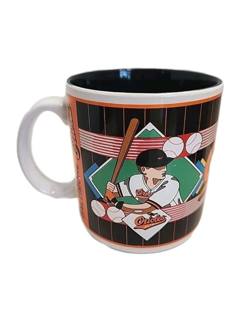 Baltimore Orioles MLB Sports Ceramic Mug With Baseball-Themed Graphics